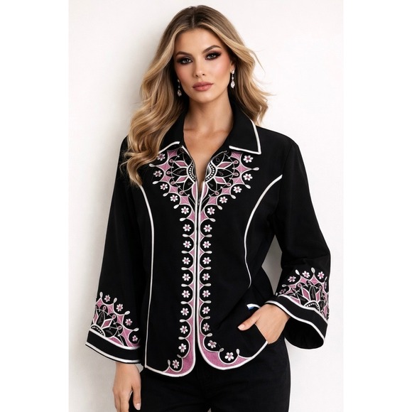 Bob Mackie Jackets & Blazers - Bob Mackie Jacket XL Black